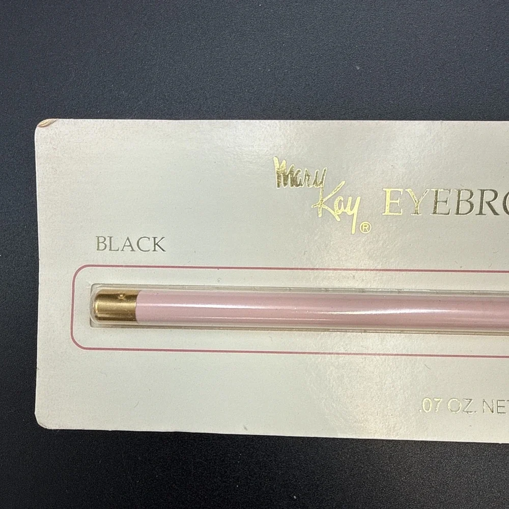 Vintage MARY KAY *BLACK* (2015)‎ EYEBROW PENCIL NEW & SEALED On Card